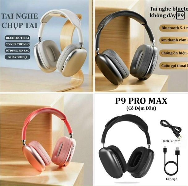 Tai Nghe Bluetooth JBL P9 Pro Max - Bh 03 tháng