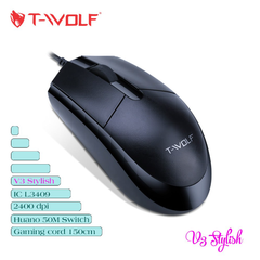 Chuột có dây T-WOLF V3 USB - Bh 12 Tháng