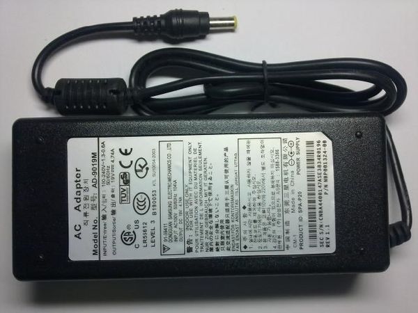 SẠC SAMSUNG 19V-4.7A TỐT - BH 12 THÁNG