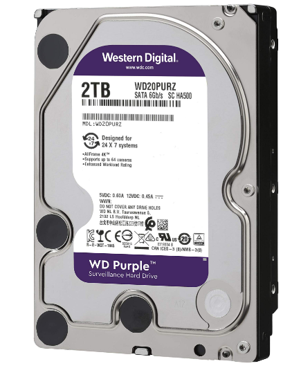 HDD PC WD PURPLE 2TB DÀY - BH 24 THÁNG