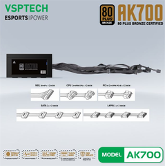 NGUỒN VSPTECH AK700 700W - BH 24 THÁNG