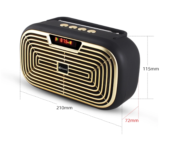 Loa VSP Kisonli Bluetooth KS-1990 - Bh 06 tháng
