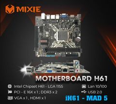 MAINBOARD SK 1155 MIXIE H61 - BH 24 THÁNG