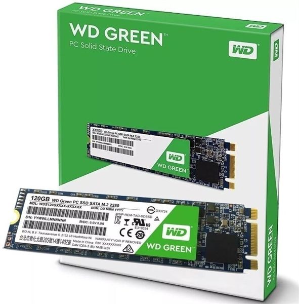 SSD WD Green M2 Sata 120GB TM-Bh 01 tháng