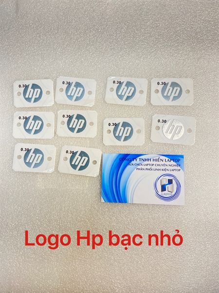 TEM LOGO HP BẠC NỔI NHỎ (14 INCH)