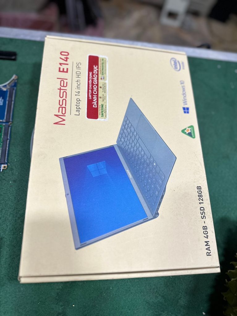 LAPTOP MASSTEL E140 Celeron N4120| Ram 4Gb| M2 Sata 128Gb| 14