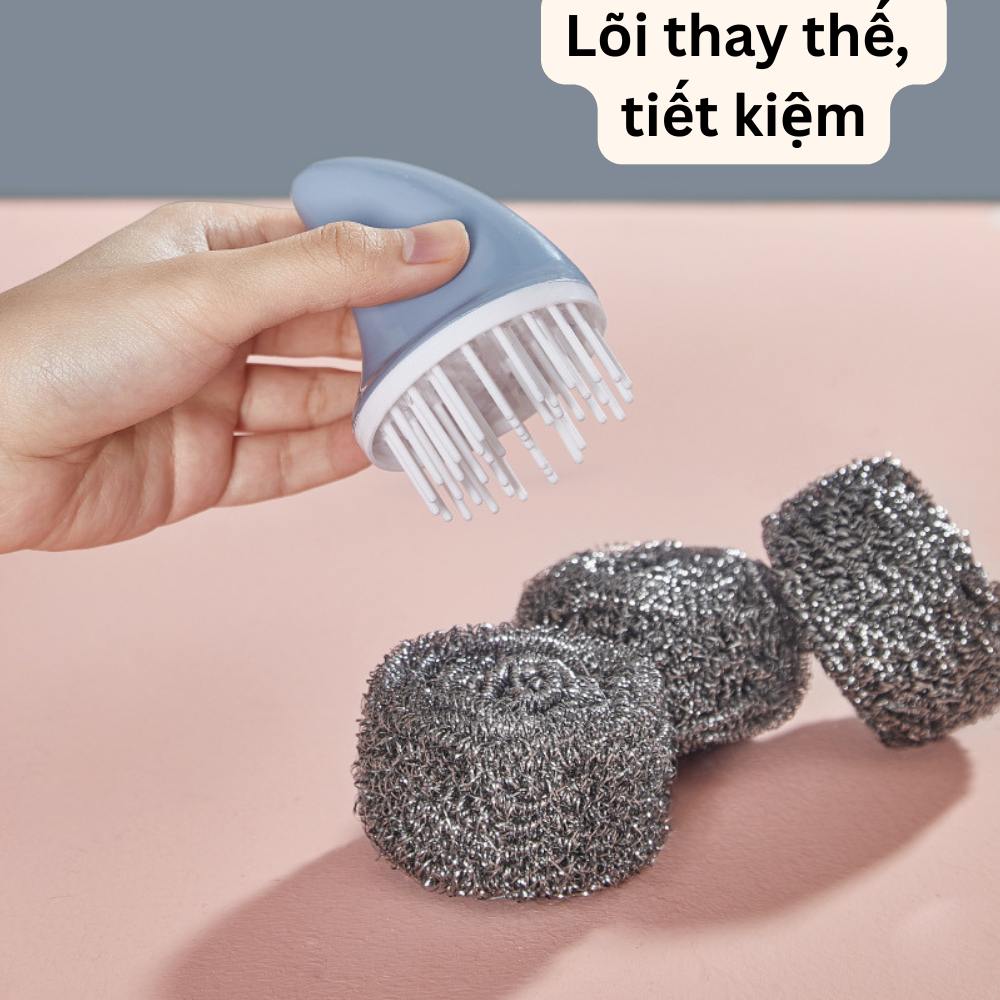  [GIAO HÀNG 7-25 NGÀY] 20 Bàn chải đa năng rửa bát hoặc massage bằng silicon và nhựa ABS có thể tháo rời, tháo rời rửa tay, rửa bát rửa nồi PK1828 