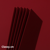  [GIAO HÀNG 7-25 NGÀY]  Classy Phong bì dài màu đỏ chất liệu giấy cao cấp, có thể đựng thư, Bao lì xì Tết 2024, chất liệu dày dặn Q1476 