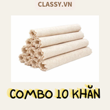  [GIAO HÀNG 7-25 NGÀY]  COMBO 10 miếng khăn ướt xơ mướp thấm dầu dễ lau chùi Khăn lau bát xơ mướp dày làm sạch nhà bếp và khử nhiễm miếng cọ rửa PK970 
