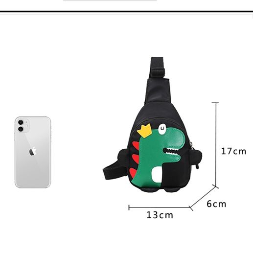  [GIAO HÀNG 7-16981 NGÀY]  Ba lô vải canvas mô phỏng hình chú khủng long đáng yêu T602 