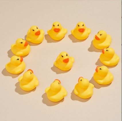 [GIAO HÀNG 7-25 NGÀY]  500 con Vịt vàng đồ chơi bằng nhựa dành cho bé có phát ra tiếng kêu PK1292 