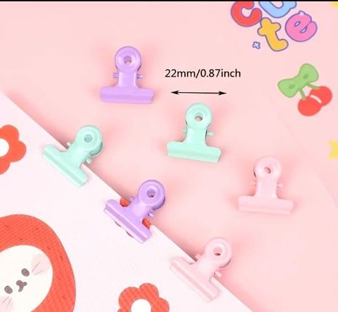  Kẹp giấy màu pastel, sử dụng kẹp dấu trang, kẹp giấy ,văn phòng phẩm sáng tạo tiện lợi PK1092 