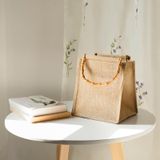  [GIAO HÀNG 7-25 NGÀY]  Túi Đay Trơn Retro hình trụ đứng, Kiểu dáng Vintage - Sản phẩm thân thiện với Môi trường T239 