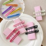  [GIAO HÀNG 7-25 NGÀY] 1000 kẹp tóc mỏ vịt màu bơ đơn sắc mang lại nét nữ tính sang trọng cho nữ PK1176 