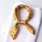  Khăn lụa vuông đi kèm túi cói 50X55cm turban bandana thời trang hàn quốc nhiều kiểu đẹp; phong cách vintage P420 