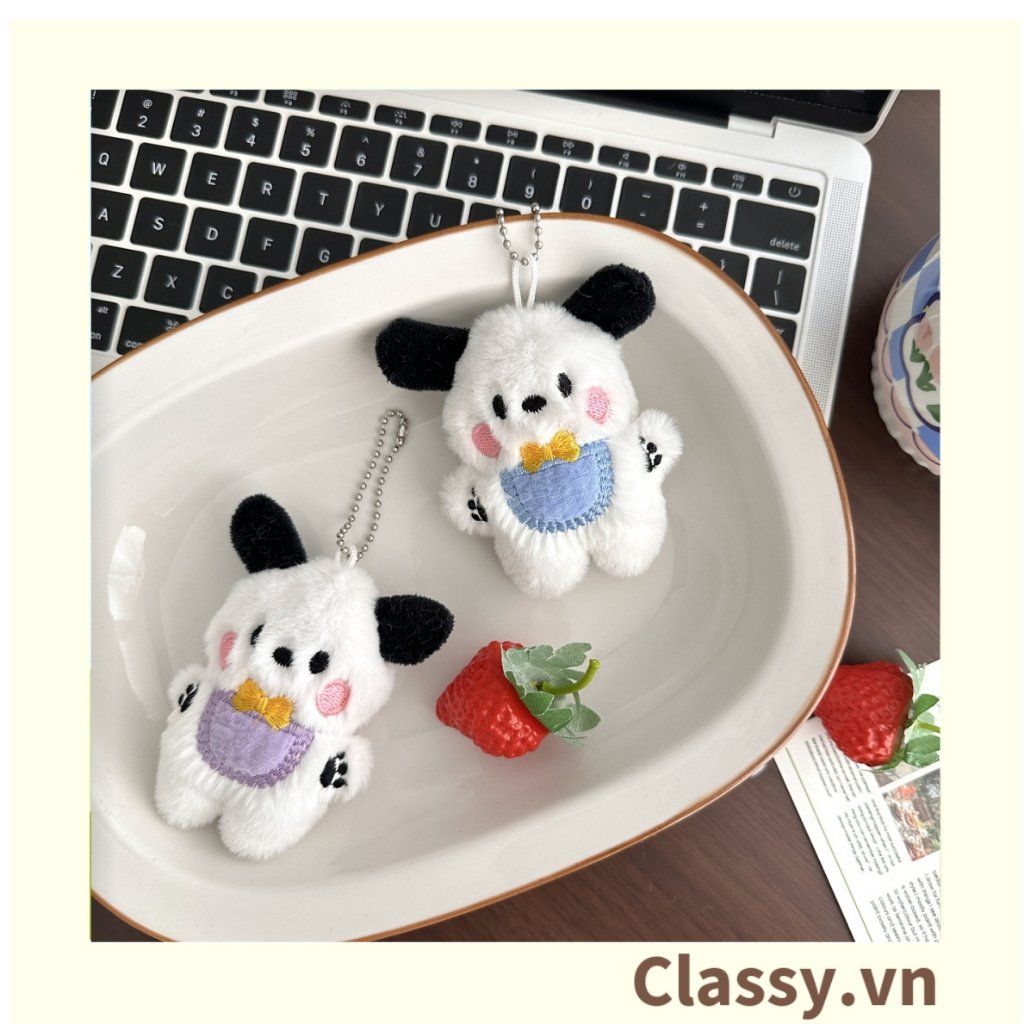  [GIAO HÀNG 7-25 NGÀY] Classy Móc khóa gấu cún nhỏ xinh, móc khóa balo, phụ kiện thời trang PK1581 