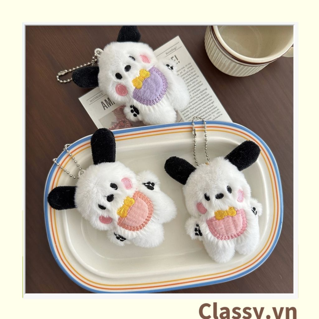  [GIAO HÀNG 7-25 NGÀY] Classy Móc khóa gấu cún nhỏ xinh, móc khóa balo, phụ kiện thời trang PK1581 