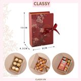  [GIAO HÀNG 7-25 NGÀY] 100 Hộp giấy đựng quà tặng gắn ruy băng Happy Every, đựng son môi, nước hoa, sô cô la Q496 