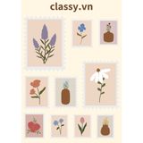  Size lớn - 10 miếng mỗi miếng 3-5cm, Hình dán, sticker trang trí Classy , dán laptop, điện thoại, sổ, bình nước PK1727 