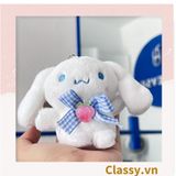  [GIAO HÀNG 7-25 NGÀY]  Classy Móc khóa hình hoạt hình cún nhồi bông, móc khóa điện thoại, balo, ví PK1581 