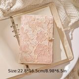  Sổ lò xo Vintage Xinh Xắn kích thước A6 90trang, Bìa bọc Vải họa tiết Hoa nhí PK1781 dùng để lên kế hoạch, lên lịch, to-do-list, take notes, có thể thay lõi 