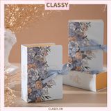  [GIAO HÀNG 7-25 NGÀY] 100 Hộp giấy đựng quà tặng gắn ruy băng Happy Every, đựng son môi, nước hoa, sô cô la Q496 