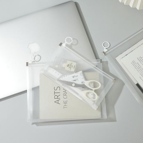  Túi lưới tiện ích trong suốt có khoá zip, đựng tài liệu, văn phòng phẩm, mỹ phẩm, du lịch; in hình dễ thương [PK478] 