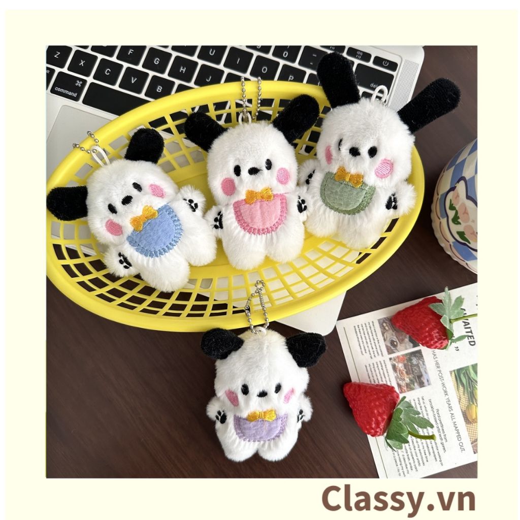  [GIAO HÀNG 7-25 NGÀY] Classy Móc khóa gấu cún nhỏ xinh, móc khóa balo, phụ kiện thời trang PK1581 