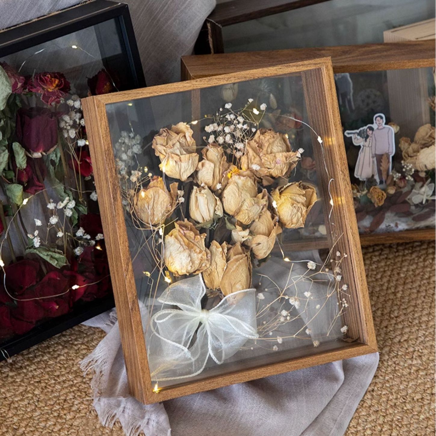  Khung Ảnh Sâu Lòng 2 MẶT TRONG SUỐT Trưng Bày Hoa Khô Hay Các Sản Phẩm Thủ Công nhiều kích thước PK1853 