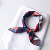  Khăn lụa vuông đi kèm túi cói 50X55cm turban bandana thời trang hàn quốc nhiều kiểu đẹp; phong cách vintage P420 