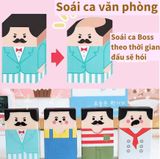  Tẩy đầu hói Giáo sư và sinh viên, Sếp và nhân viên Hoạt Hình Dễ Thương Vui Nhộn Vui Tẩy Sáng Tạo tẩy sạch vết bút chì, không gây rách giấy PK1843 