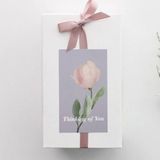  Thẻ tag trang trí Classy Hoa Tulip DIY trang trí thẻ đóng gói quà tặng 4,2 X 5 CM Q1817 