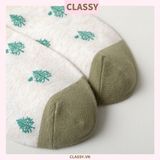  Classy Tất cổ ngắn, vớ cổ ngắn dệt kim nhiều họa tiết xinh xắn Hàn Quốc G1433 