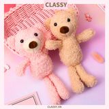  [GIAO HÀNG 7-25 NGÀY]  Classy Gấu bông, thú nhồi bông cỡ nhỏ làm quà tặng, móc khóa B1408 