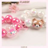  Classy Móc khóa chuỗi hạt nhựa nhiều màu, nhiều kích thước PK1268 