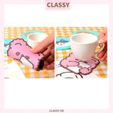  [GIAO HÀNG 7-25 NGÀY]  Classy Miếng lót đế ly, lót đế cốc họa tiết động vật ngẫu nhiên PK1515 