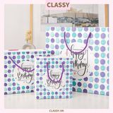  Classy Túi giấy happy birthday nhiều size cho bạn lựa chọn Q1526 