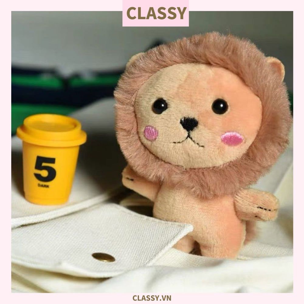  [GIAO HÀNG 7-25 NGÀY]  Classy Móc khóa gấu bông, con vật hoạt hình siêu đáng yêu, siêu êm PK1276 