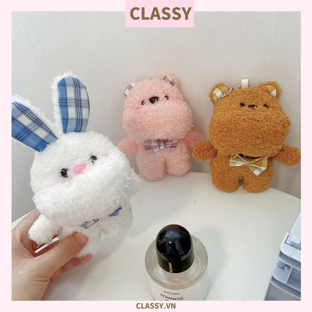  [GIAO HÀNG 7-25 NGÀY]  Classy Móc khóa gấu bông, con vật hoạt hình siêu đáng yêu, siêu êm PK1276 