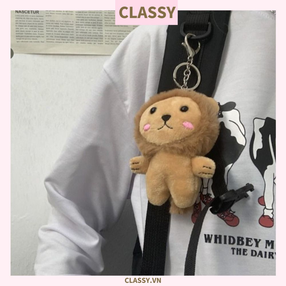  [GIAO HÀNG 7-25 NGÀY]  Classy Móc khóa gấu bông, con vật hoạt hình siêu đáng yêu, siêu êm PK1276 