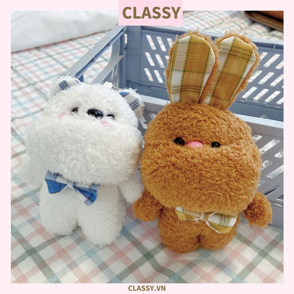  [GIAO HÀNG 7-25 NGÀY]  Classy Móc khóa gấu bông, con vật hoạt hình siêu đáng yêu, siêu êm PK1276 