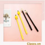  VIẾT GEL MÀU ĐEN 0,38MM; hình bé gà trong suốt cực cute PK482 