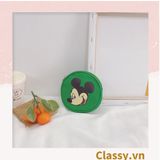  Túi đeo chéo Mickey Vải Canvas Loại cao cấp ❤️đeo hông mini siêu dễ thương cho mẹ và bé 