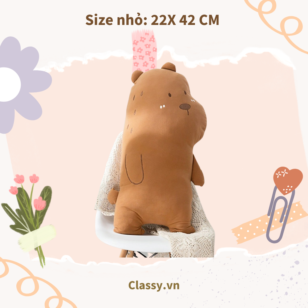  [GIAO HÀNG 7-25 NGÀY] Classy gấu bông đồ chơi hình con vật siêu mịn siêu êm B1368 