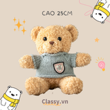  Gấu bông Teddy mặc áo siêu êm siêu mịn B1375 