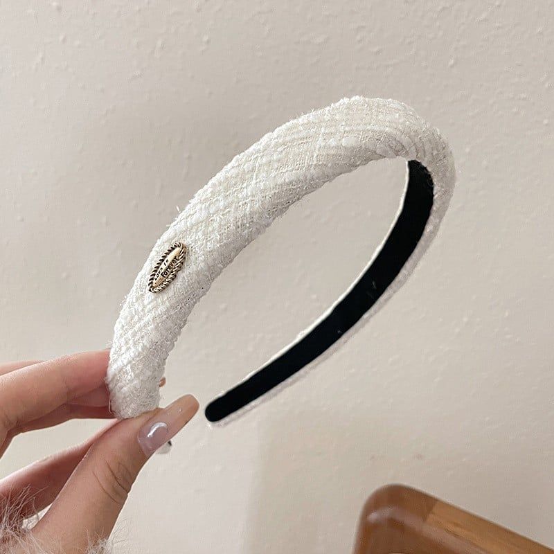  [GIAO HÀNG 7-25 NGÀY]  Classy Băng đô cài tóc vải tweed, sang trọng, nhiều màu hàn quốc PK1624 