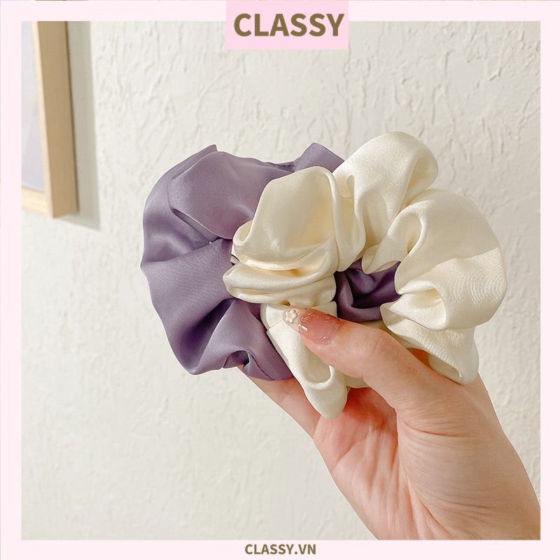  DÂY CỘT TÓC VẢI SCRUNCHIES SATIN MỜ HOT TREND PK213 