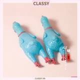  [GIAO HÀNG 7-25 NGÀY] Classy Đồ chơi thú vị bóp bóp gà la hét bằng nhựa dẻo hình chú gà, phát ra tiếng kêu giúp giải tỏa căng thẳng PK607 