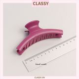  Kẹp tóc càng cua basic nữ đơn sắc, kiểu dáng thanh mảnh hàn quốc hot trend [PK715] 