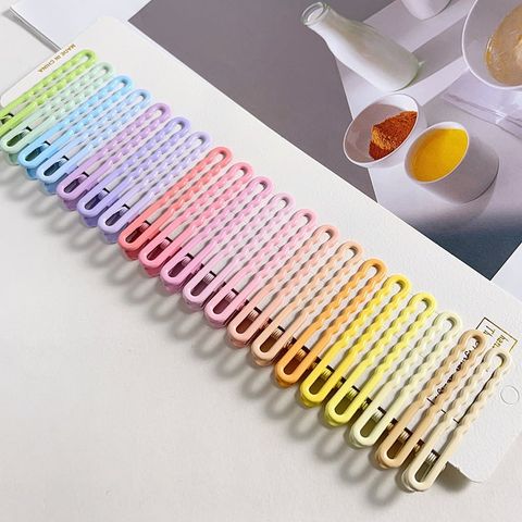  [GIAO HÀNG 7-25 NGÀY] 1000 kẹp tóc mỏ vịt màu bơ đơn sắc mang lại nét nữ tính sang trọng cho nữ PK1176 